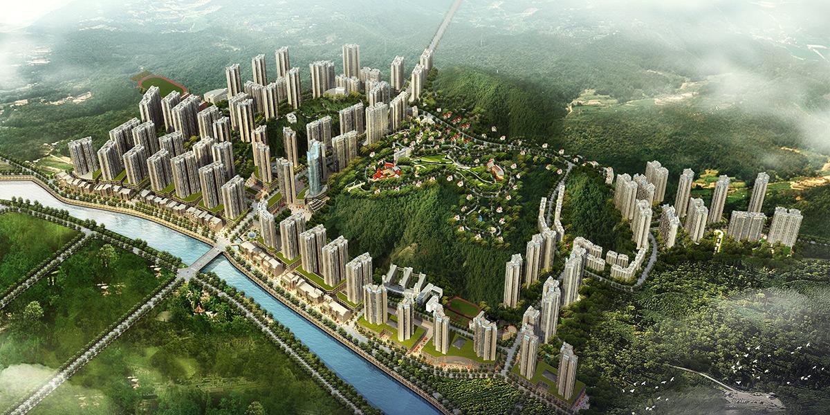 都勻“山水云城”棚戶區(qū)城鄉(xiāng)規(guī)劃建筑設計